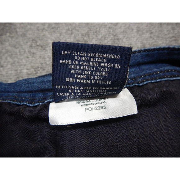 Fidelity Jimmy Straight Jeans Mens Size 40 Blue Dark Wash Faded Style Denim - Picture 6 of 11